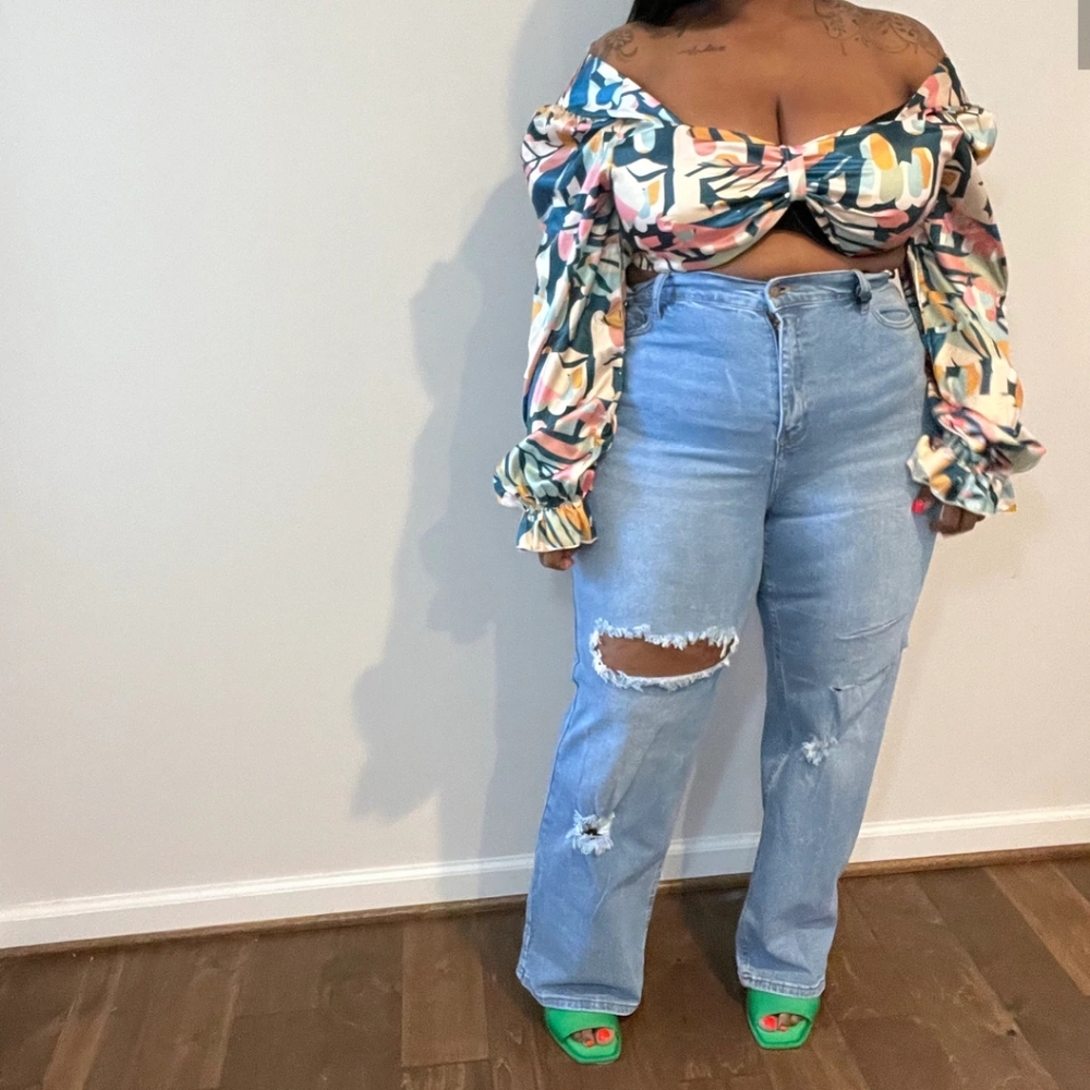 Print Crop Top.
